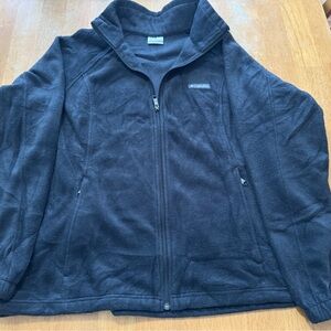 Columbia womens XXL Black Fleece Jacket